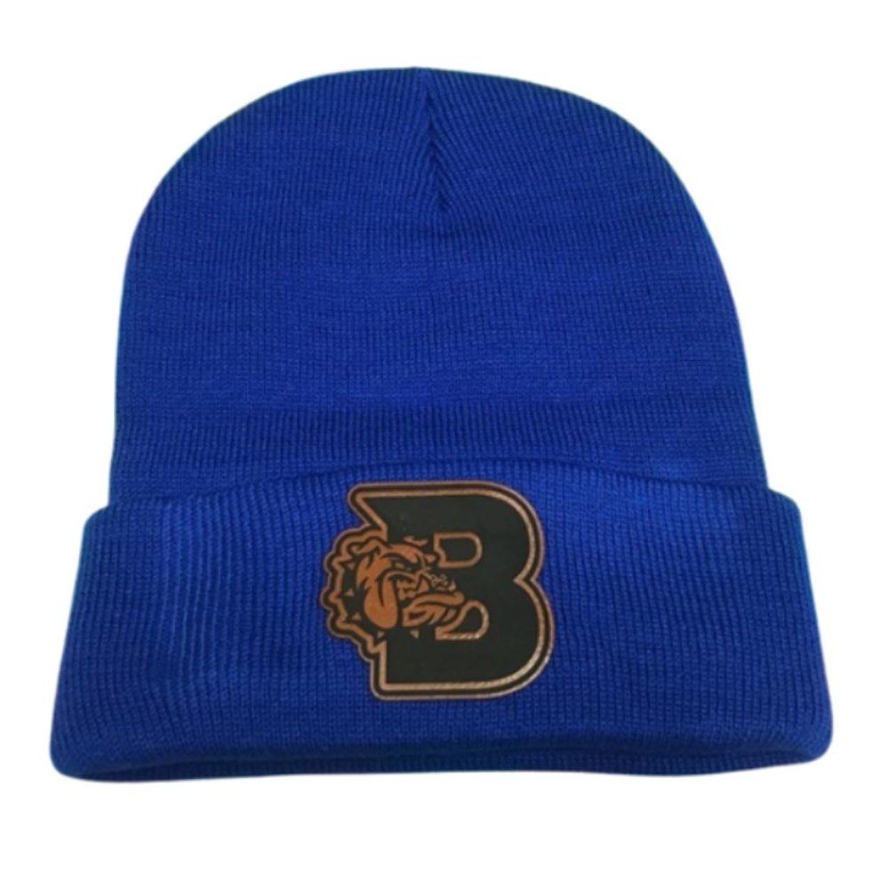Bulldogs Leather Patch Beanie